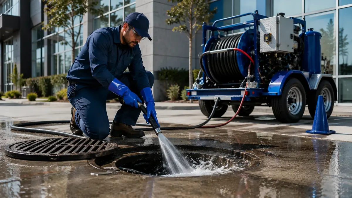 Commercial Hydro Jet Drain Cleaning in Kernville