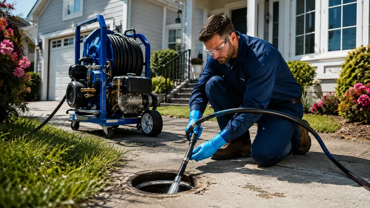 Residential Hydro Jet Drain Cleaning in Kernville